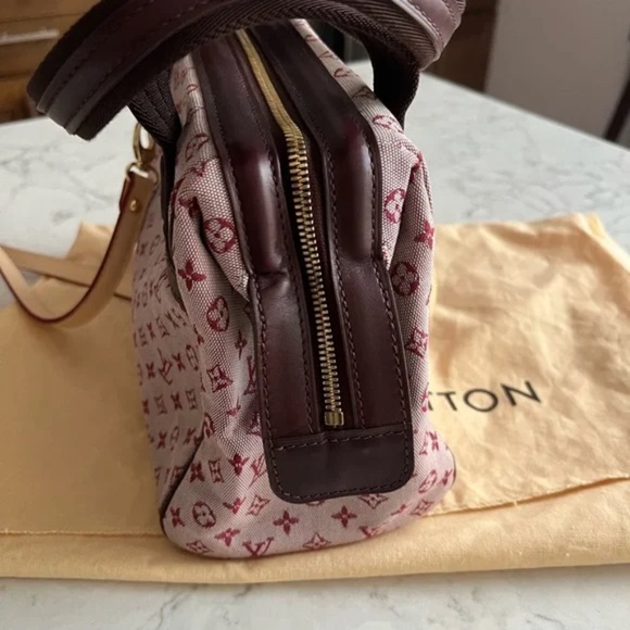 Authentic Louis Vuitton Josephine PM Monogram Mini Lin handbag - Picture 5 of 11
